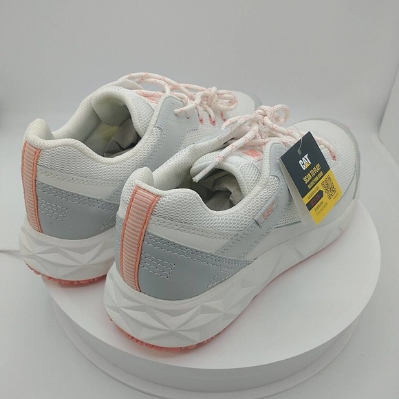 Caterpillar ProRush Speed FX Work Shoe P111023 White Mesh Nubuck‎ Nylon - Picture 8 of 15